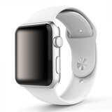  Narukvica za Apple Watch Silicone Strap white M/ L 42/ 44/ 45 mm Cene