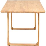 MID.YOU JEDILNA MIZA, v celoti masivno akacija barve akacije | Shoptok.si