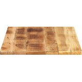 Stolna ploča 80x70x1,5 cm pravokutna masivno grubo drvo manga | Eponuda.com