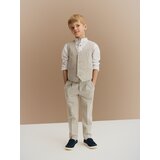 Reserved Elegantni dugi prsluk - bež | shoptok.hr