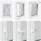  Prozor za podrum RISOR 60 x 80 cm PVC i staklo Antracit | shoptok.hr