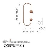 WALLXPERT metalna zidna kuka bakar boja cricket c | ePonuda.com