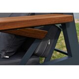 Hanah home Baštenska trostruka ljuljaška stolica Nova 2400 Anthracite | ePonuda.com