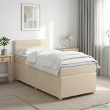 Boxspring krevet s madracem Krem 80 x 200 cm Tkanina | shoptok.hr