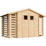 Timbela Lesena vrtna lopa - 328x206xH218 cm/ 5,47 m2 - Vrtna hiša brez podov - M391, (21884934) Cene