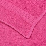 vidaXL Ručnici za kupanje 10 kom ružičasti 100x150cm 360gsm 100% pamuk | shoptok.hr