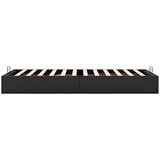  Otomanski okvir kreveta bez madraca crni 100x200cm umjetne kože | shoptok.hr