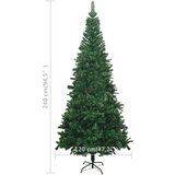 vidaXL Umetna Novoletna Jelka L 240 cm Zelene Barve | Shoptok.si