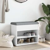  Klupa za cipele bijela 62x32x50 cm od konstruiranog drva | shoptok.hr