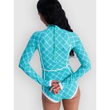 Roxy Go Girl Surf Lycra z dolgimi rokavi katydid as if plaid | Shoptok.si