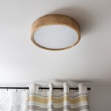 LAMKUR Plafonsko svetlo OAK 2xE27/60W/230V hrast, prečnik 37,5 cm | Eponuda.com