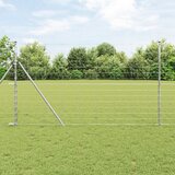 vidaXL Ograda za polje 1.4x25 m od pocinčanog čelika | shoptok.hr