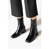 Marjin Ankle Boots - Black - Block Cene