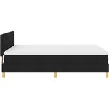 Box spring krevet s madracem Crna 140 x 190 cm tkanina | shoptok.hr