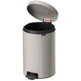 Brabantia Svetlo siv jeklen koš za smeti s pedalom 20 l NewIcon – | Shoptok.si