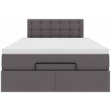 Otomanski krevet s madracima i LED sivi 120x190cm umjetna koža | Eponuda.ba