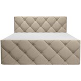 CARRYHOME POSTELJA Z VZMETNICO 180 cm x 200 cm , tekstil rjavosiva | Shoptok.si