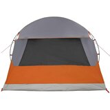 Šator Dome za 4 osobe Siva i narančasta 455 x 252 x 178 cm | shoptok.hr