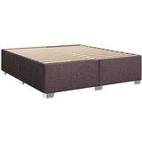  Krevet s oprugama i madracem tamnosmeđi 200x200 cm od tkanine | shoptok.hr