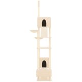 Penjalica za mačke od poda do stropa krem 277 - 303 cm | shoptok.hr