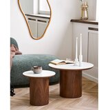 House Nordic Okrogla stranska mizica s keramično ploščo ø 40 cm Noli – | Shoptok.si
