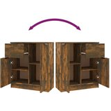  Komoda boja dimljenog hrasta 60x30x70 cm od konstruiranog drva | shoptok.hr