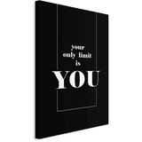  Slika - Key to Success (1-part) - Black and White English Inscriptions 40x60 Standard | shoptok.hr