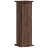 Furnova Stojalo za rastline rjavi hrast 33x33x100 cm inženirski les, (21920650) | Shoptok.si