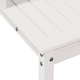  Stol za sadnju s policama bijeli 82,5x50x109,5 cm od borovine | shoptok.hr