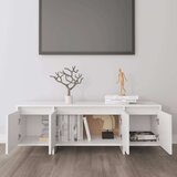 vidaXL TV omarica bela 120x30x40,5 cm iverna plošča | Shoptok.si