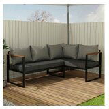 Hanah home Baštenska ugaona sofa Grei Antracit CPT5515 190 | ePonuda.com