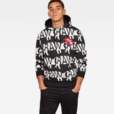 G-star Sweatshirt - Cny core hooded sw l\s black | Shoptok.si