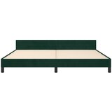  Okvir za krevet bez madraca tamnozeleni 200x200 cm baršunasti | shoptok.hr