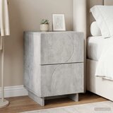  Noćni ormar Betonska siva 33,5 x 34,5 x 50 cm Konstruirano drvo | shoptok.hr