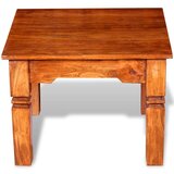 vidaXL Klubska mizica iz trdnega lesa 60x60x45 cm | Shoptok.si