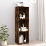 vidaXL Knjižna/TV omarica dimljeni hrast 36x30x114 cm inženirski les Cene