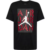 Jordan Majica 'JM STACK' rdeča / črna / bela