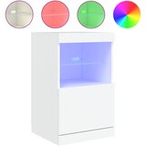  Komoda s LED svjetlima bijela 41x37x67 cm | shoptok.hr