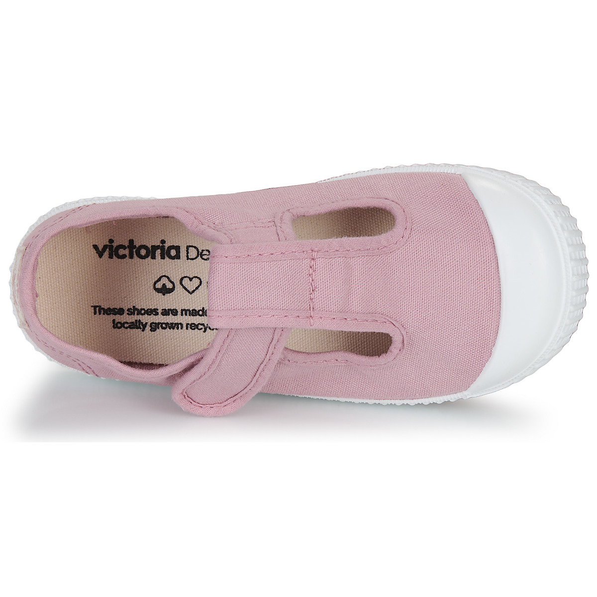 Victoria Nizke superge 1915 SANDALIA LONA Rožnata | Shoptok.si