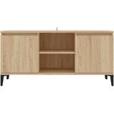 TV ormarić s metalnim nogama boja hrasta sonome 103,5x35x50 cm | Eponuda.com