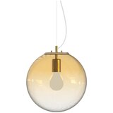 Ideal Lux luster na sajli mapa 1xE27/42W/230V, prečnik 30 cm, zlatna/zadimljeno staklo | Eponuda.com