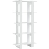 Maison Chic Knjižna omara - Knjižni regal bela 80x30x160 cm iverna plošča, (21724777) Cene