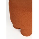 White Label Opečnato oranžen tabure iz tkanine bouclé Marcos – | Shoptok.si