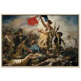  Slika - Eugène Delacroix – Liberty Leading the People 60x40 U prirodnom drvenom okviru | shoptok.hr