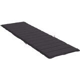 vidaXL jastuk za ležaljku za sunčanje crni 200 x 70 x 3 cm od tkanine | shoptok.hr
