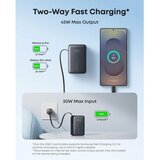 Anker Nano Power Bank 10000 mAh, 45W s vgrajenim USB-C kablom, crna | shoptok.hr