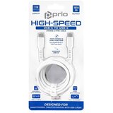 Prio High-Speed Charge & Sync USB C na USB C kabel 5A 2m bijeli | shoptok.hr