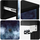  Wall-mounted noćni ormarić RAALTE Crni hrast 36 x 33 x 25 cm | shoptok.hr