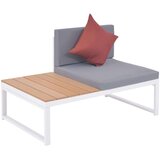 vidaXL 4-Dijelna vrtna garnitura s jastucima od aluminija i WPC-a | shoptok.hr