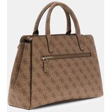 Guess Ročna torbica 'Leona' bež / kostanj rjava | Shoptok.si